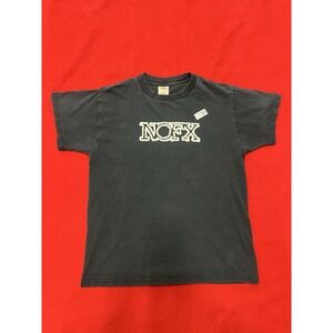 Men's Size Medium NOFX Band Tee 90s/Y2k Punk Rock Vintage Flaws See Pics